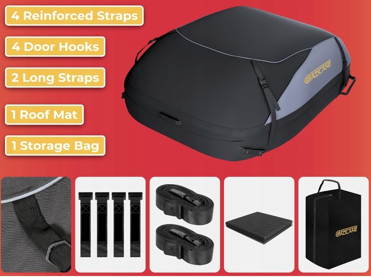 BAGAŻNIK DACHOWY SKŁADANY TORBA SAMOCHODOWA DACHOWA WODOODPORNA BOX 400L Producent inny