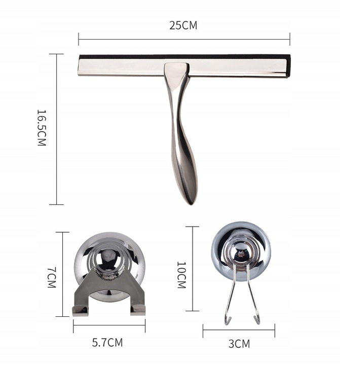 ŚCIĄGACZKA ZBIERAK WODY DO SZYB PRYSZNIC HACZYK Producent bez marki