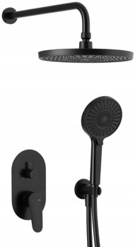 Kfa Podomietková Sprchová Súprava S Batériou Otava, Čierna