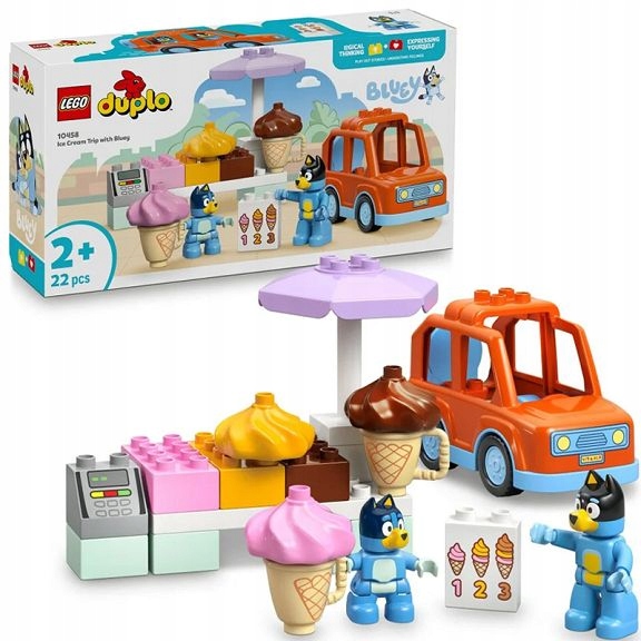 Lego Duplo Bluey Výprava za zmrzlinou s Blue 10458