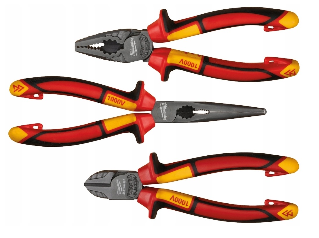 Sada 3 ks klieští Vde pre 1000 V Milwaukee 4932464575
