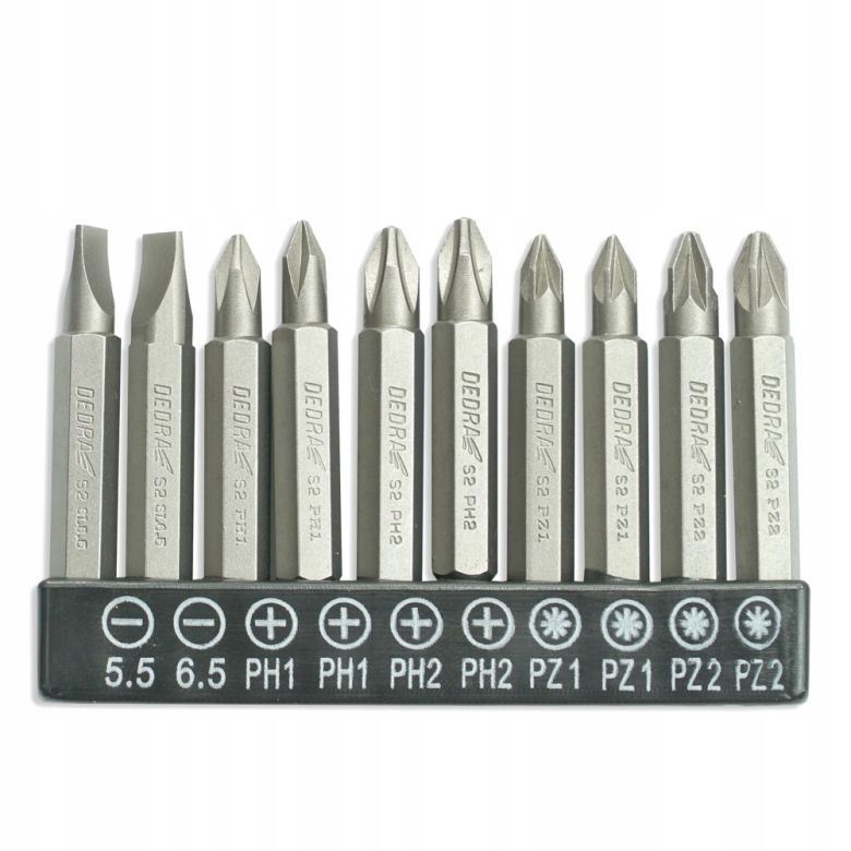 

Zestaw Bitów Do Wkrętarki Końcówki 50 MM 10 Szt