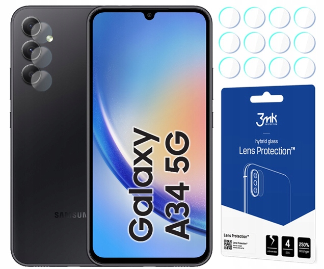 

3MK Szkło Obiektyw Lens do Samsung Galaxy A34 5G