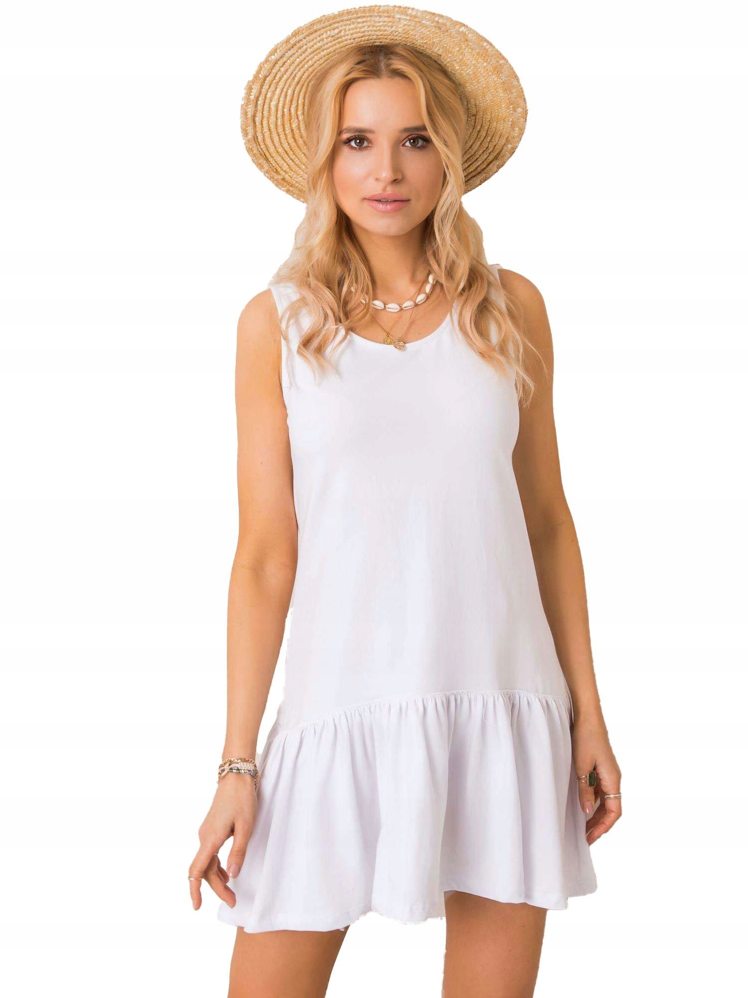 

Wygodna Sukienka Letnia damska na ramiączkach - L