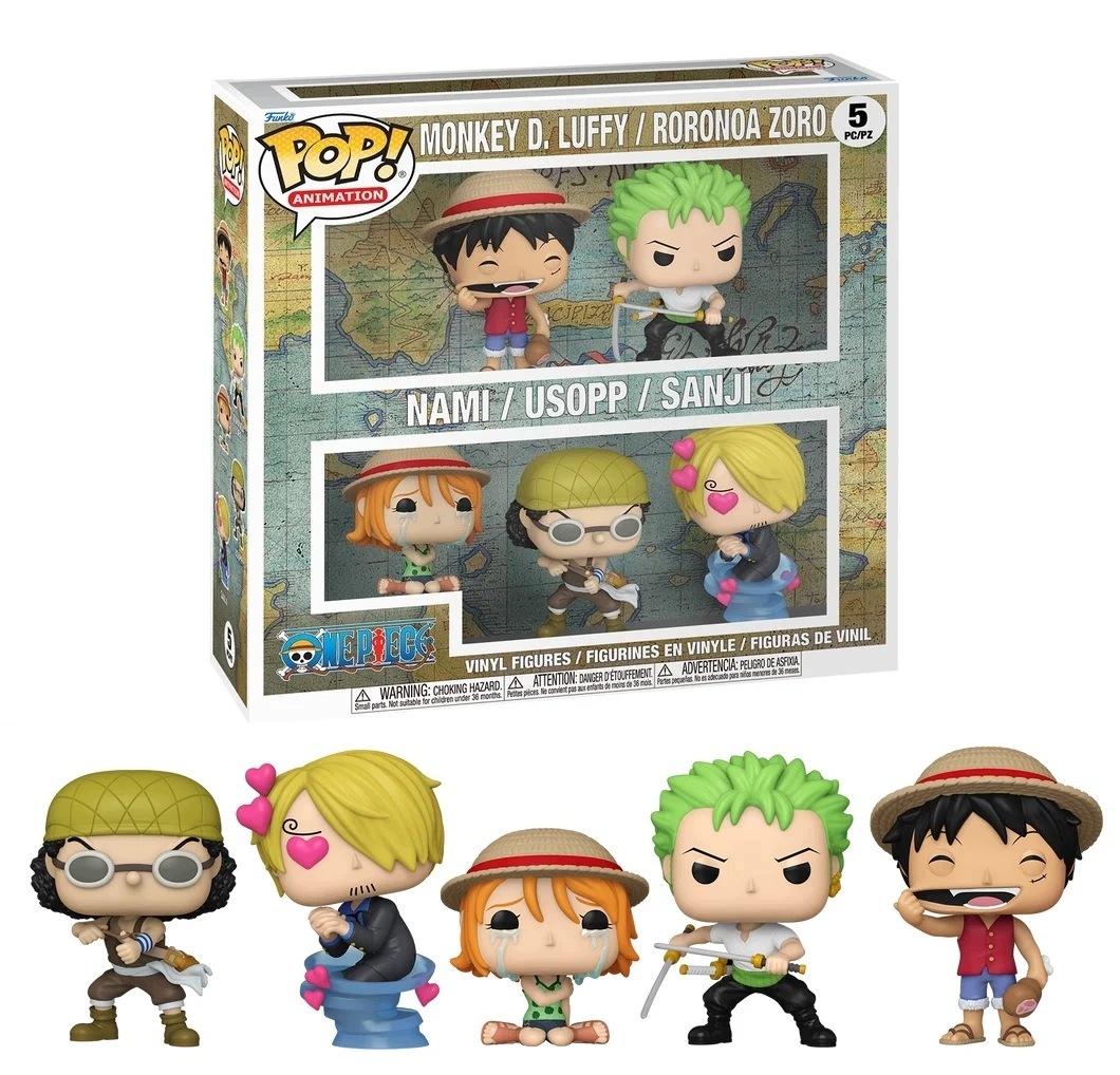 Funko Pop One Piece 5-pack sběratelské figurky sada pro fanouška