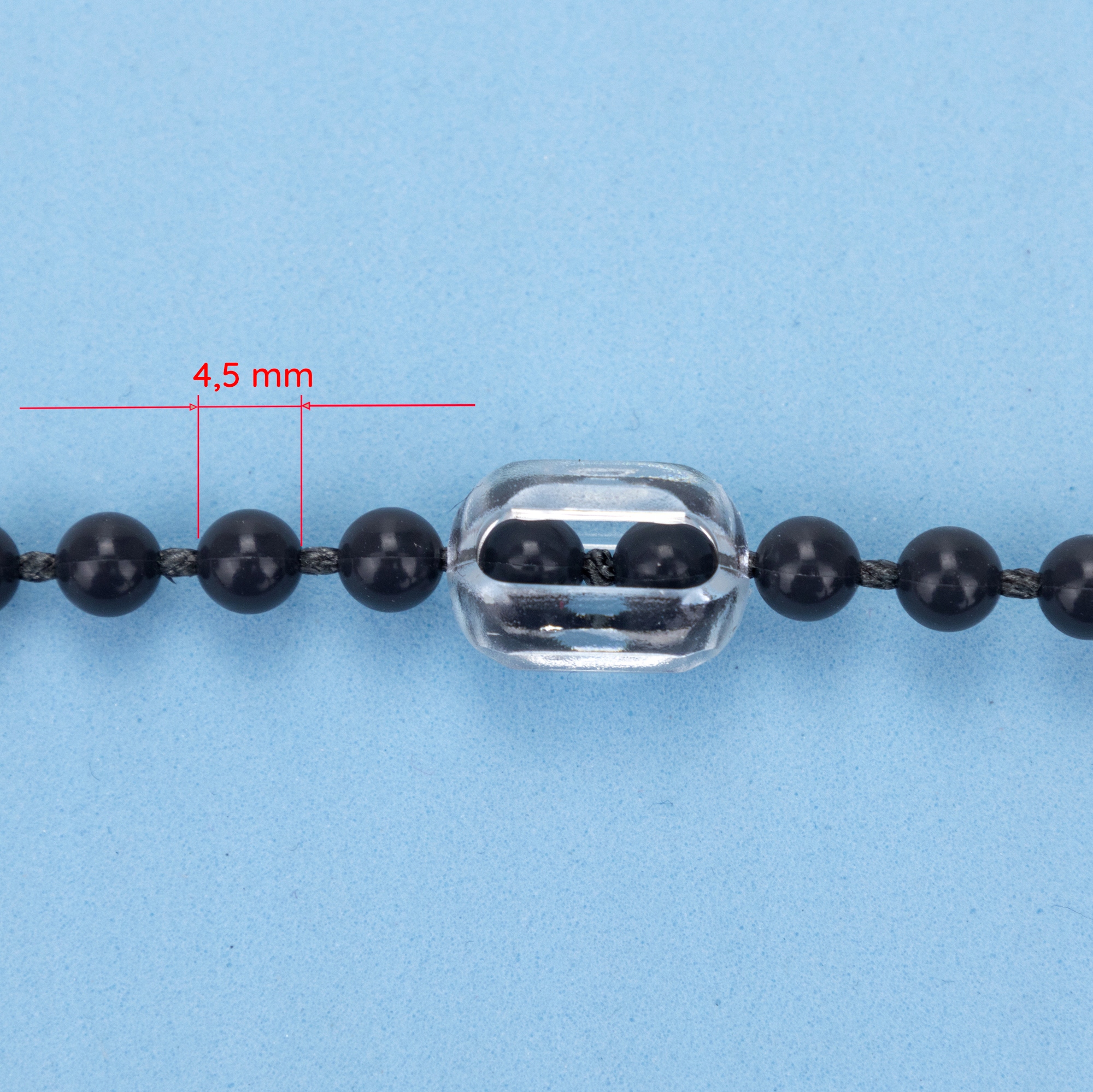 Łącznik do łańcuszka przezroczysty 3,2/4,5mm 5 szt EAN (GTIN) 5908261931239