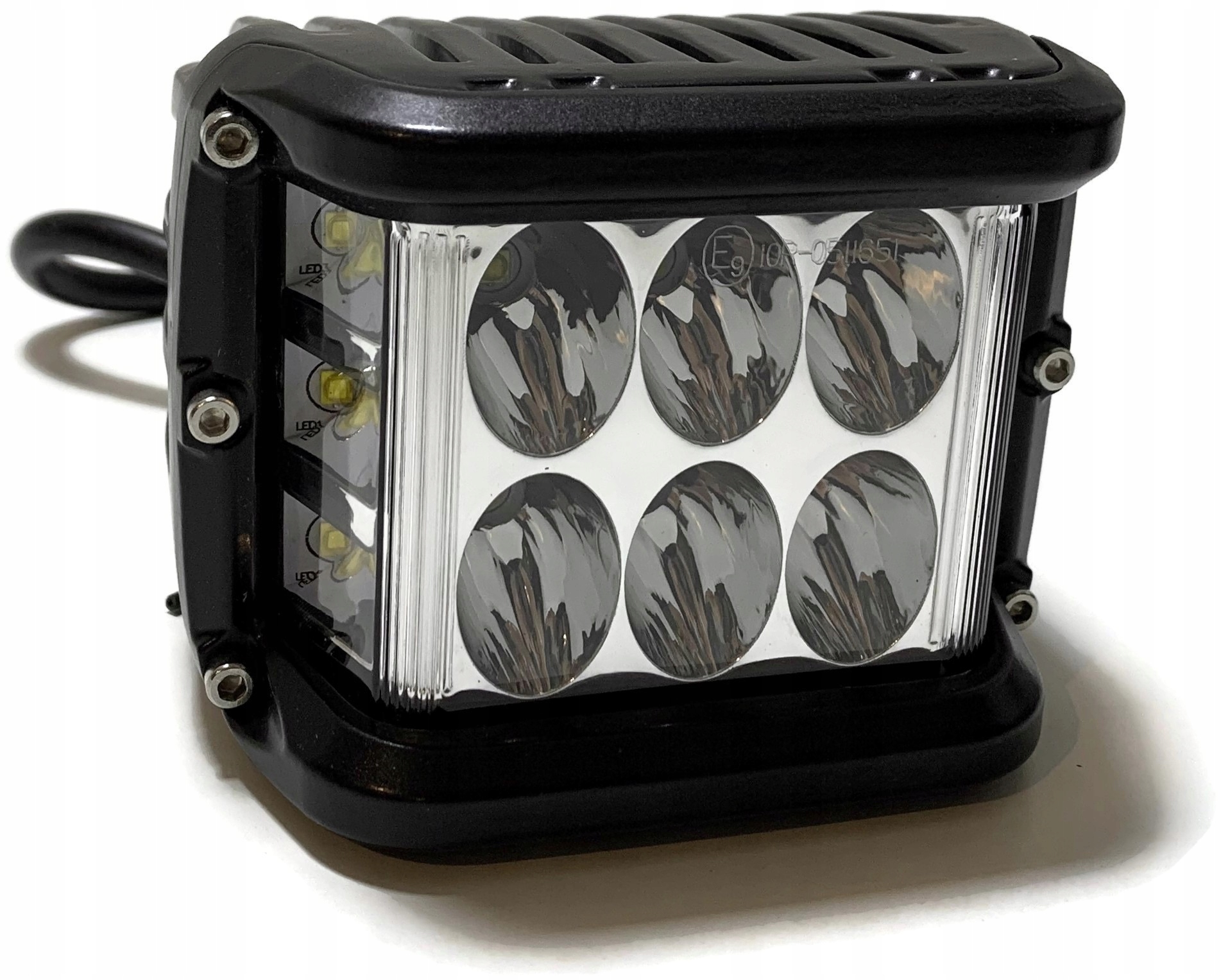 LAMPA ROBOCZA LED 2X CUBE CREE DOSWIETLENIE ZESTAW Voltage 9 V