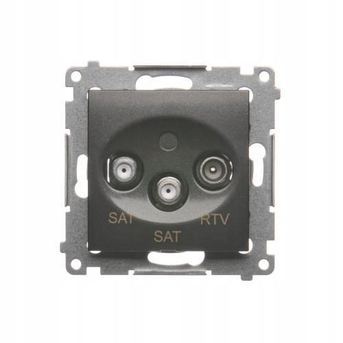 

Simon 54 Gniazdo Sat/sat/rtv końcowe antracyt