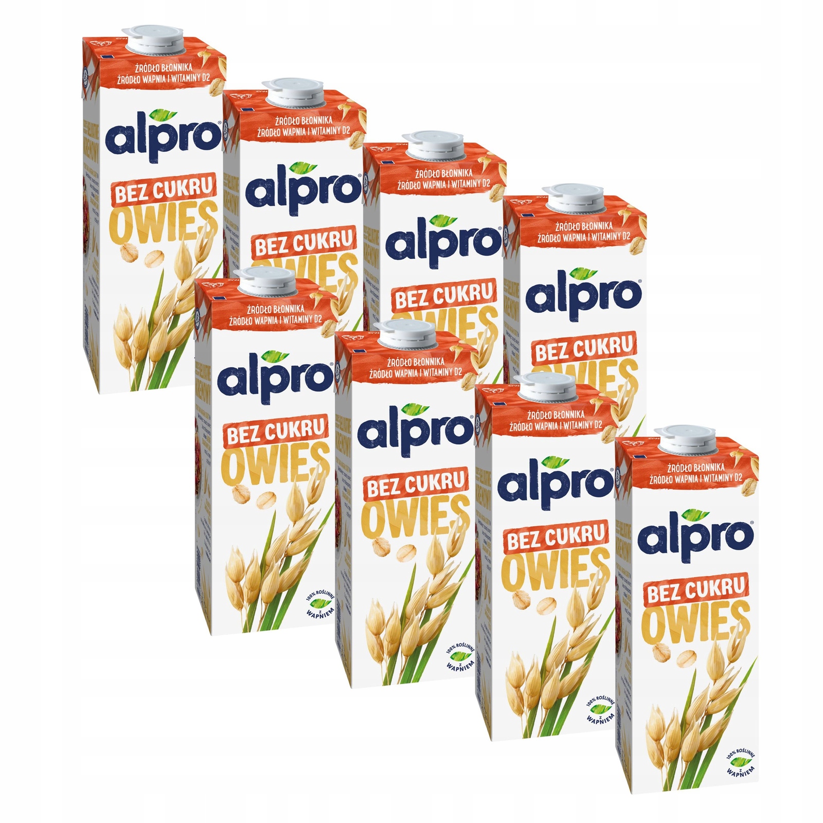 Levně Rostlinný nápoj bez cukru Alpro No Sugars Oat ovesné neslazené 8x1 l