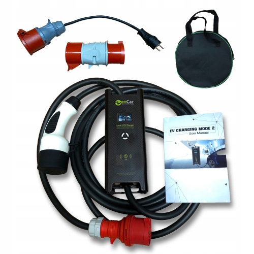 

Ładowarka Zencar 22kW adaptery 230V i 16/32A
