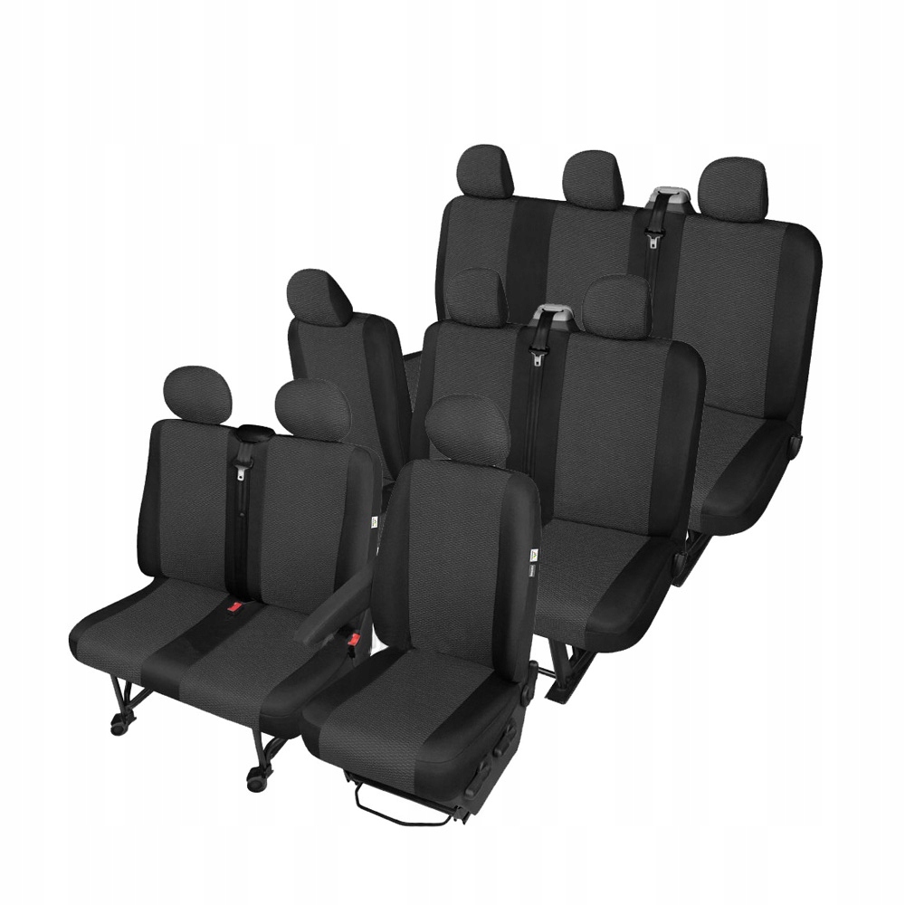 VW LT 99- pokrowce czarne 9os.