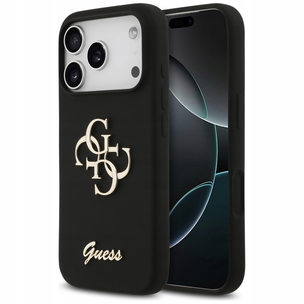 Etui Guess do iPhone 17 Pro, Czarny,