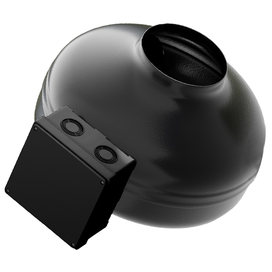 Kanálový ventilátor Dospel 007-9247 Wk 100, Bldc, 390 m³/h IPX4 45W