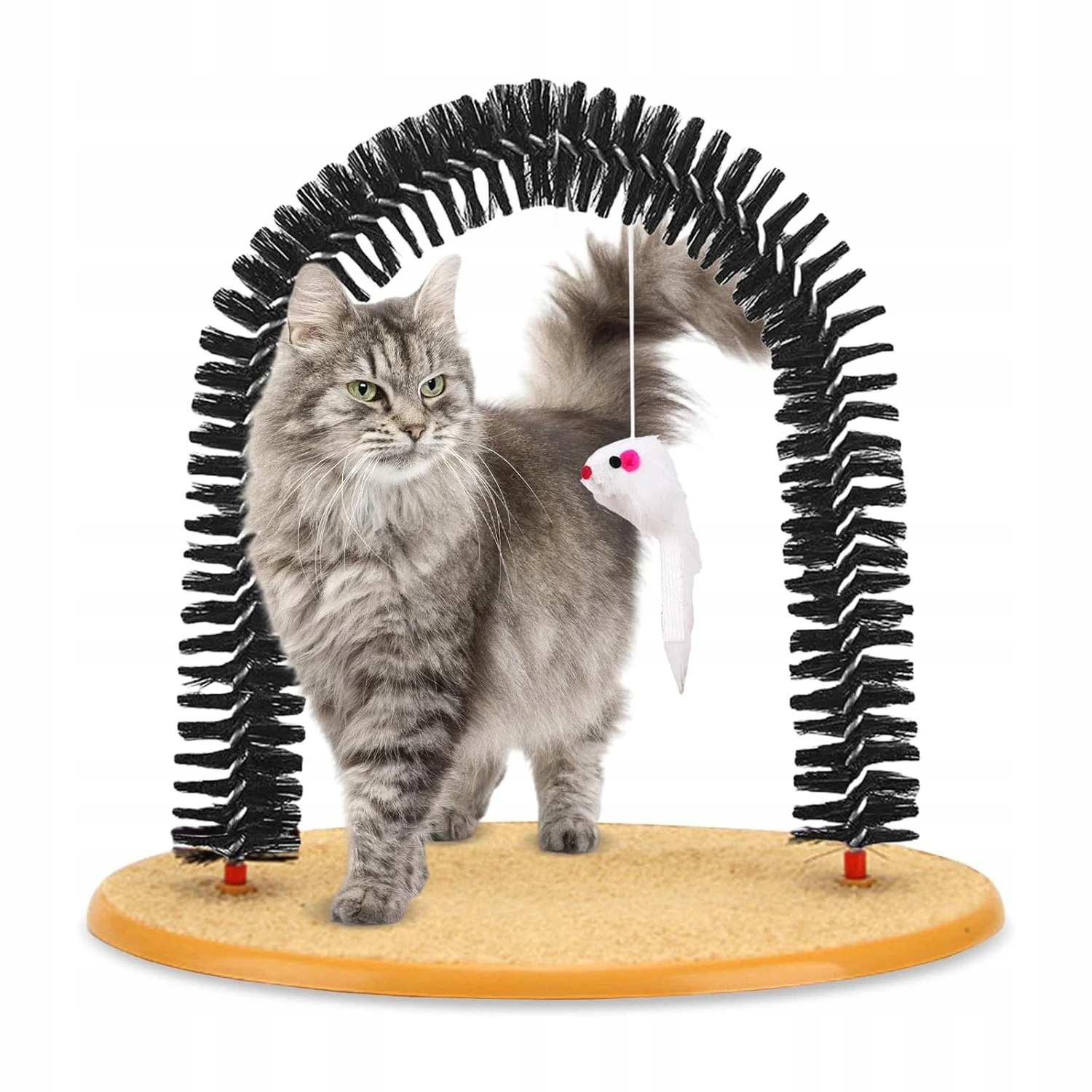 Škrabadlo Pro Kočky Oblouk Masážní Přístroj Podložka Škrabadlo S Koťátkem Čištění
