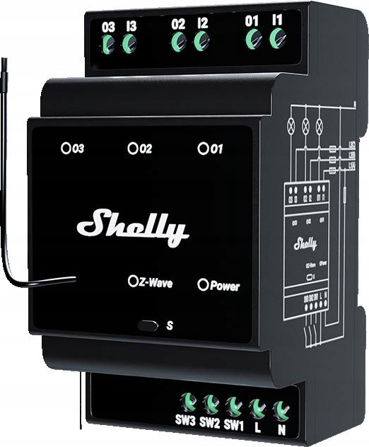 Shelly Wave Pro 3 Eu Lr