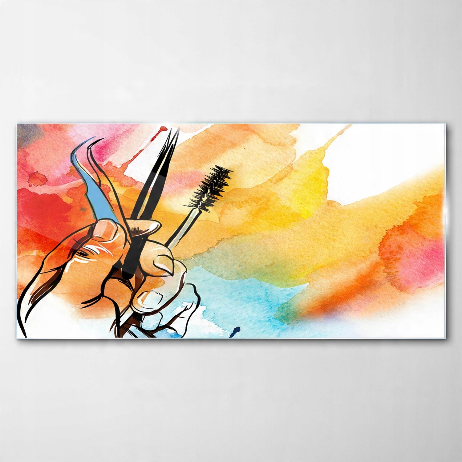 

Obraz Szklany Dekor Tatuaż Akwarele Sztuka 120x60