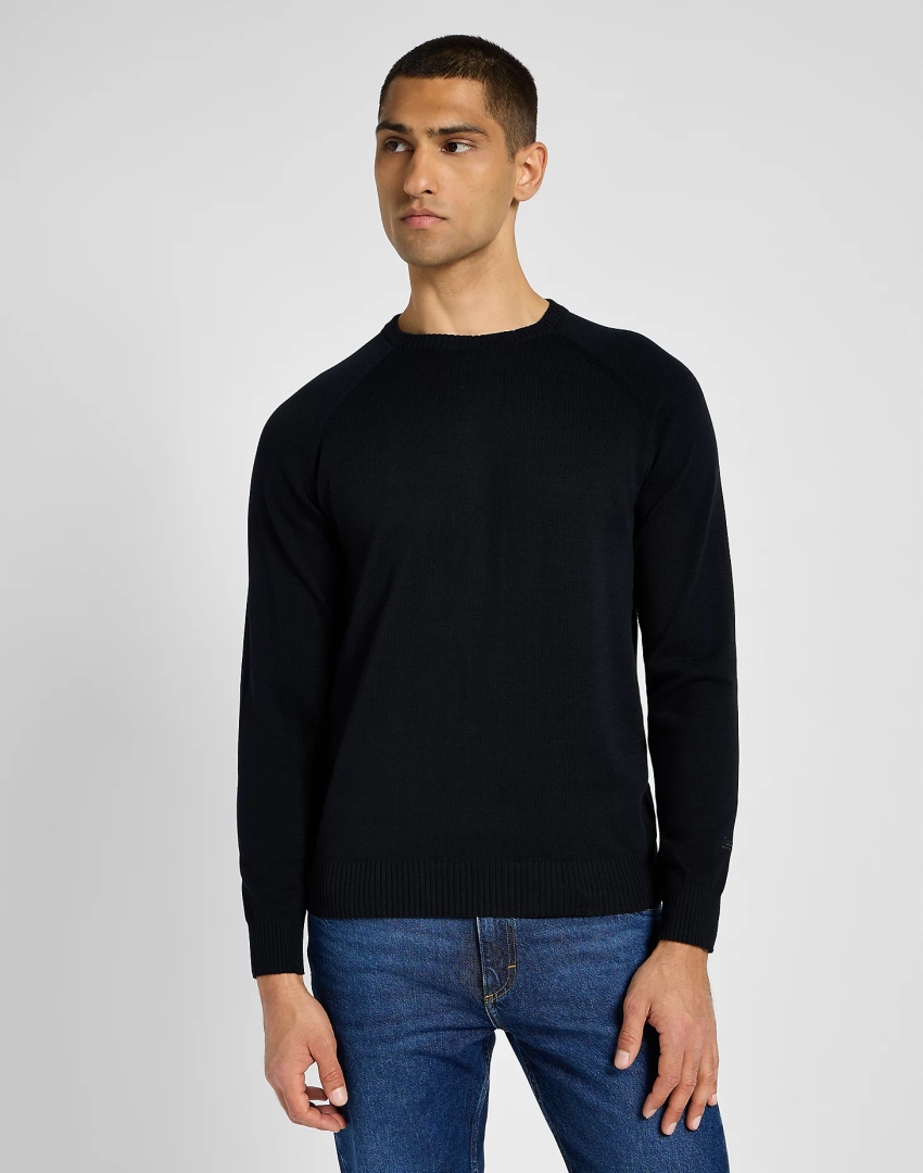 Pánský svetr Lee Clean Sweater Black 112355670 M