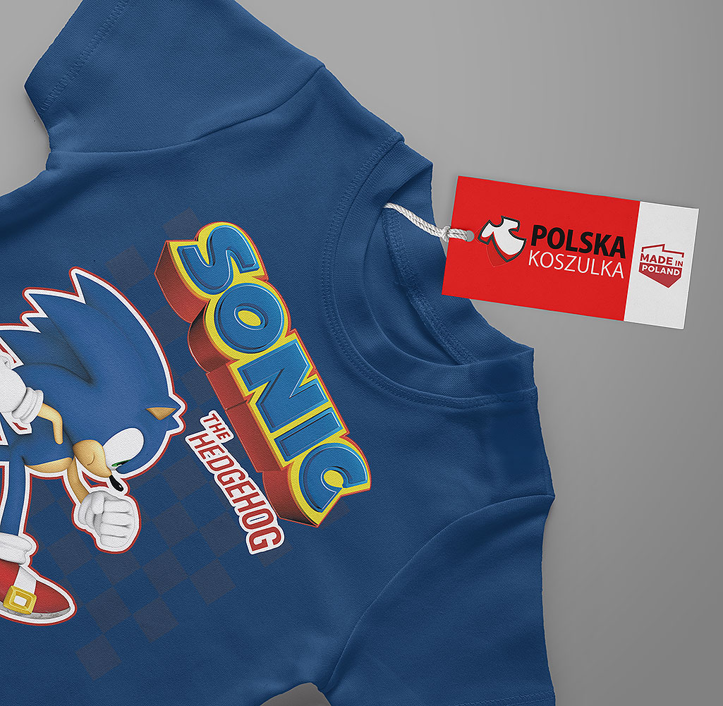 KOSZULKA DZIECIĘCA DLA DZIECKA T-SHIRT SONIC 116 122 JAKOŚĆ Rozmiar inny