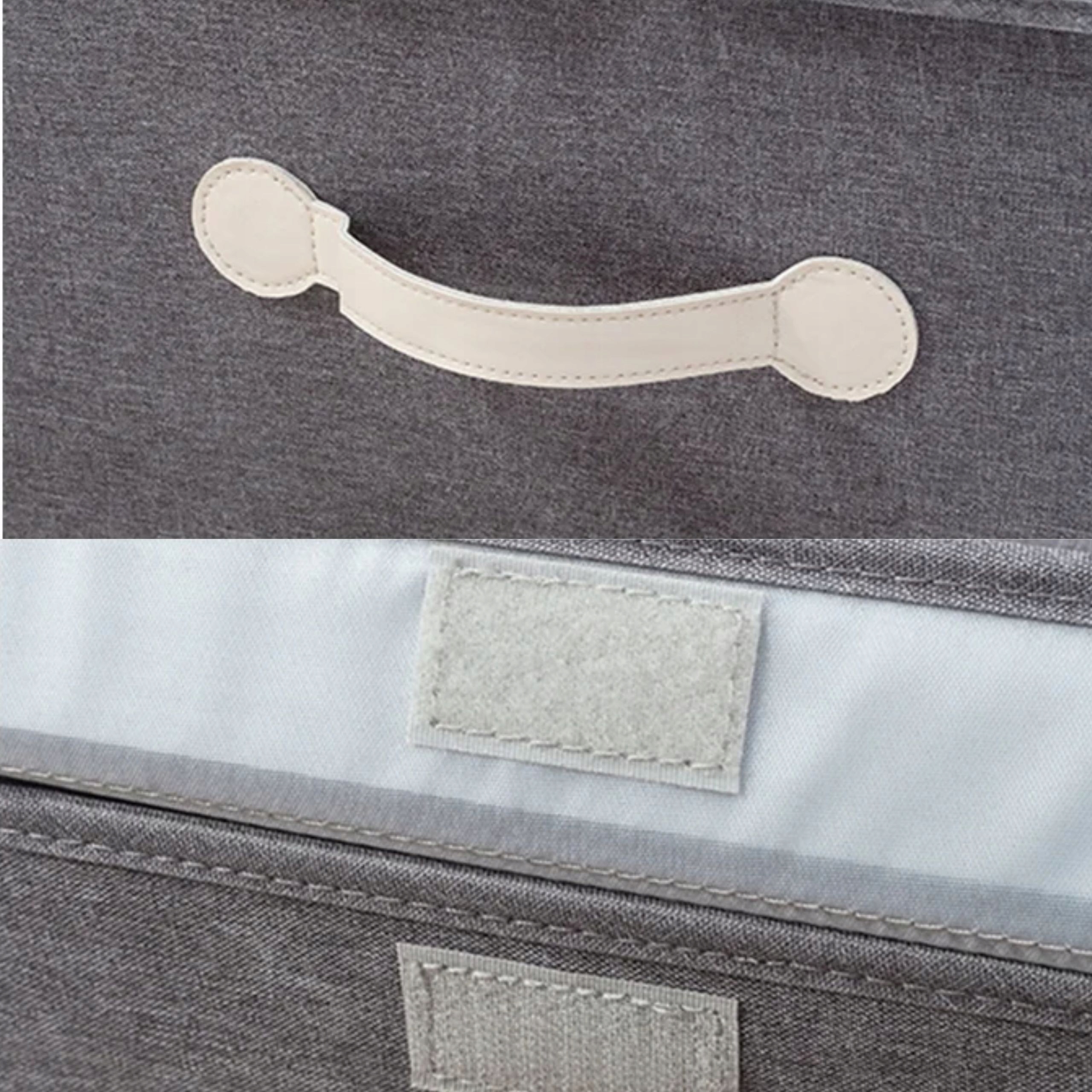 ORGANIZER PUDEŁKO NA UBRANIA POŚCIEL ZABAWKI POJEMNIK DO PRZECHOWYWANIA S Kolor odcienie niebieskiego