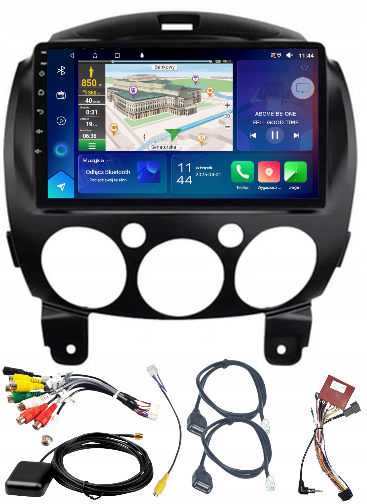 Autorádio Gps Mazda 2 2007-2014 Carplay Android Auto 2GB 64GB