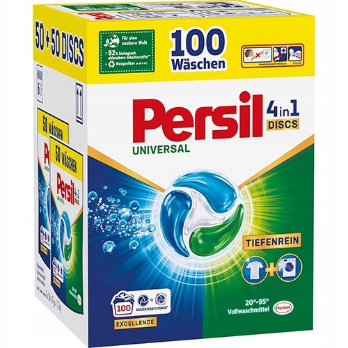 Levně Kapsle na praní Persil Universal 4v1 Discs 100 Kusů