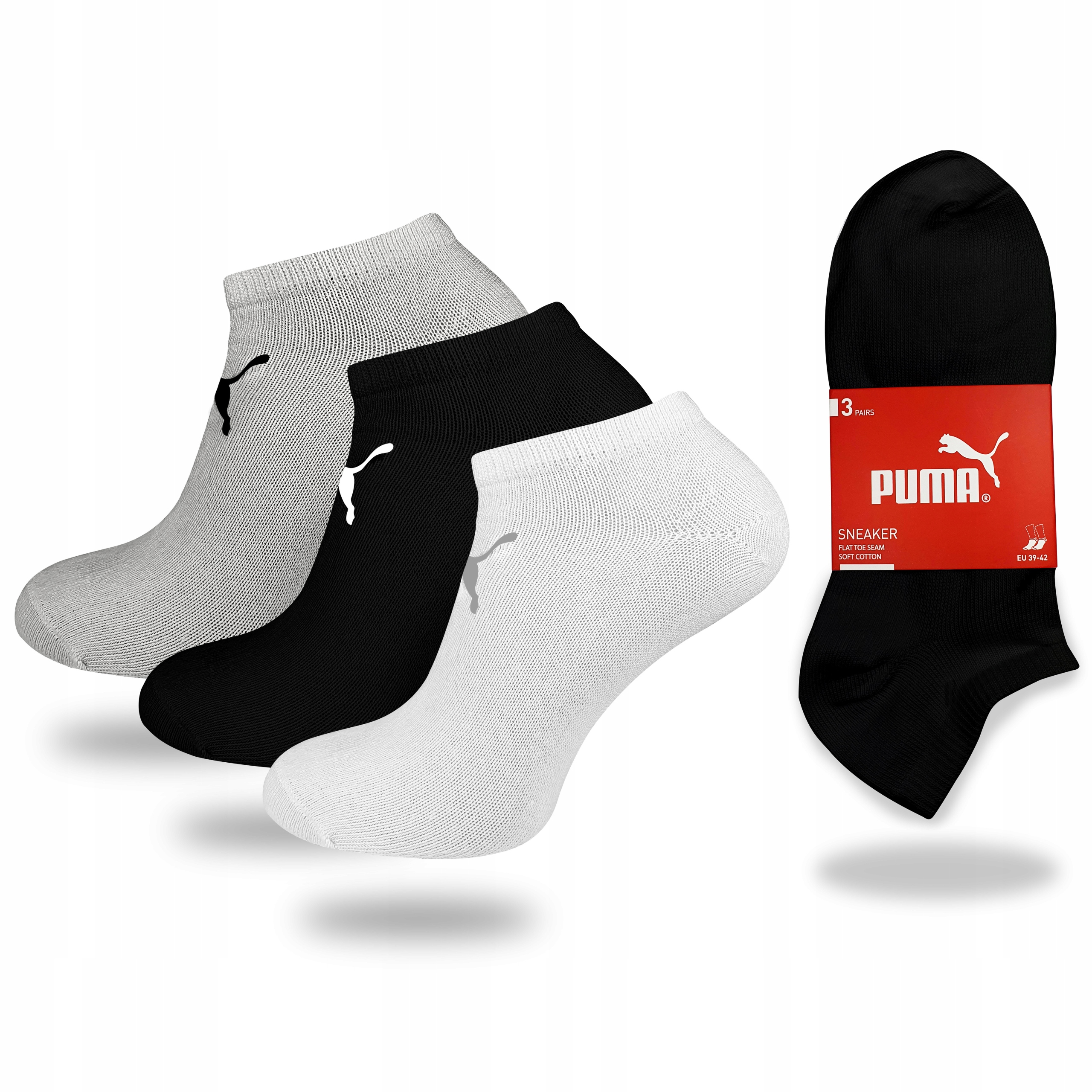 

Skarpety Puma Basic Sneaker Stopki r. 39-42