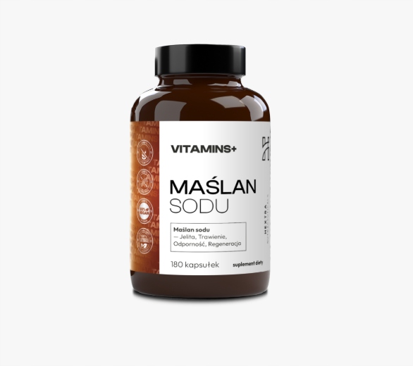 Maślan sodu 180 kaps. x 500mg ToPlanta