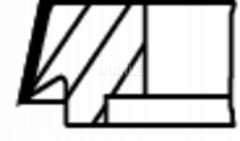 ZESTAW PIERŚCIENI TŁOKA 009 99 N0 MAHLE Producent części Mahle