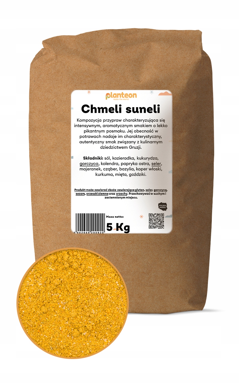 Chmeli Suneli 5kg przyprawa Gruzińska bez chemii w stylu gruzińskim