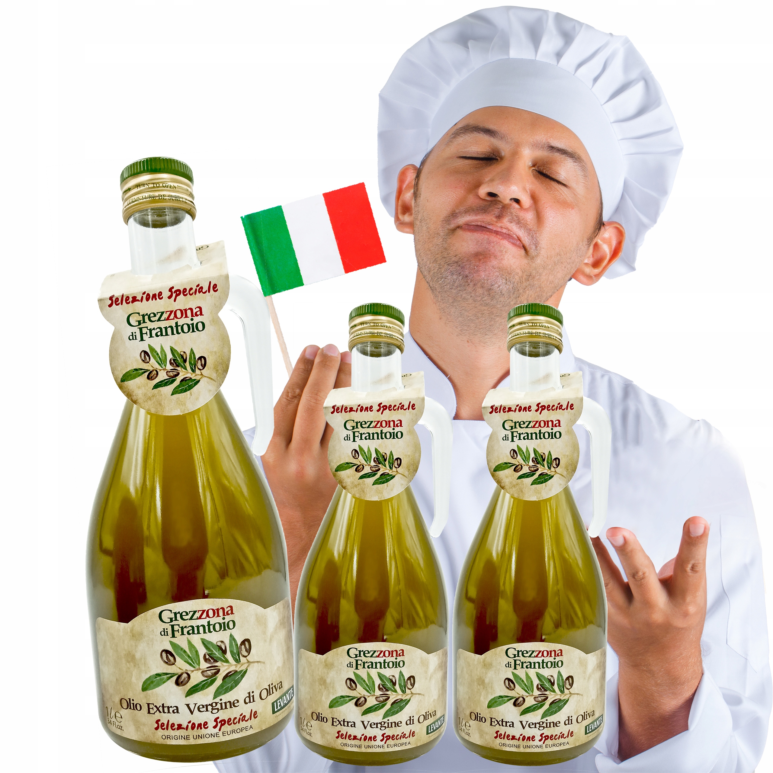 Levně Rezavý Olej S Uchem, Nefiltrovaný, Italský, 3X1 L