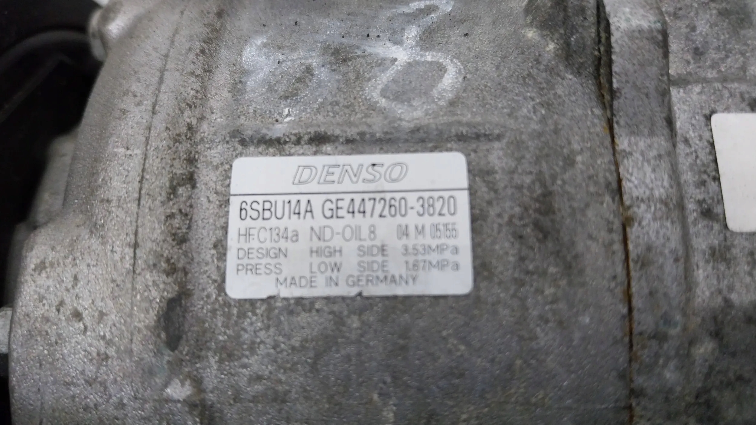 compressor compressor; of the air conditioning 447260-3820 BMW E90 E91 2.0D N47