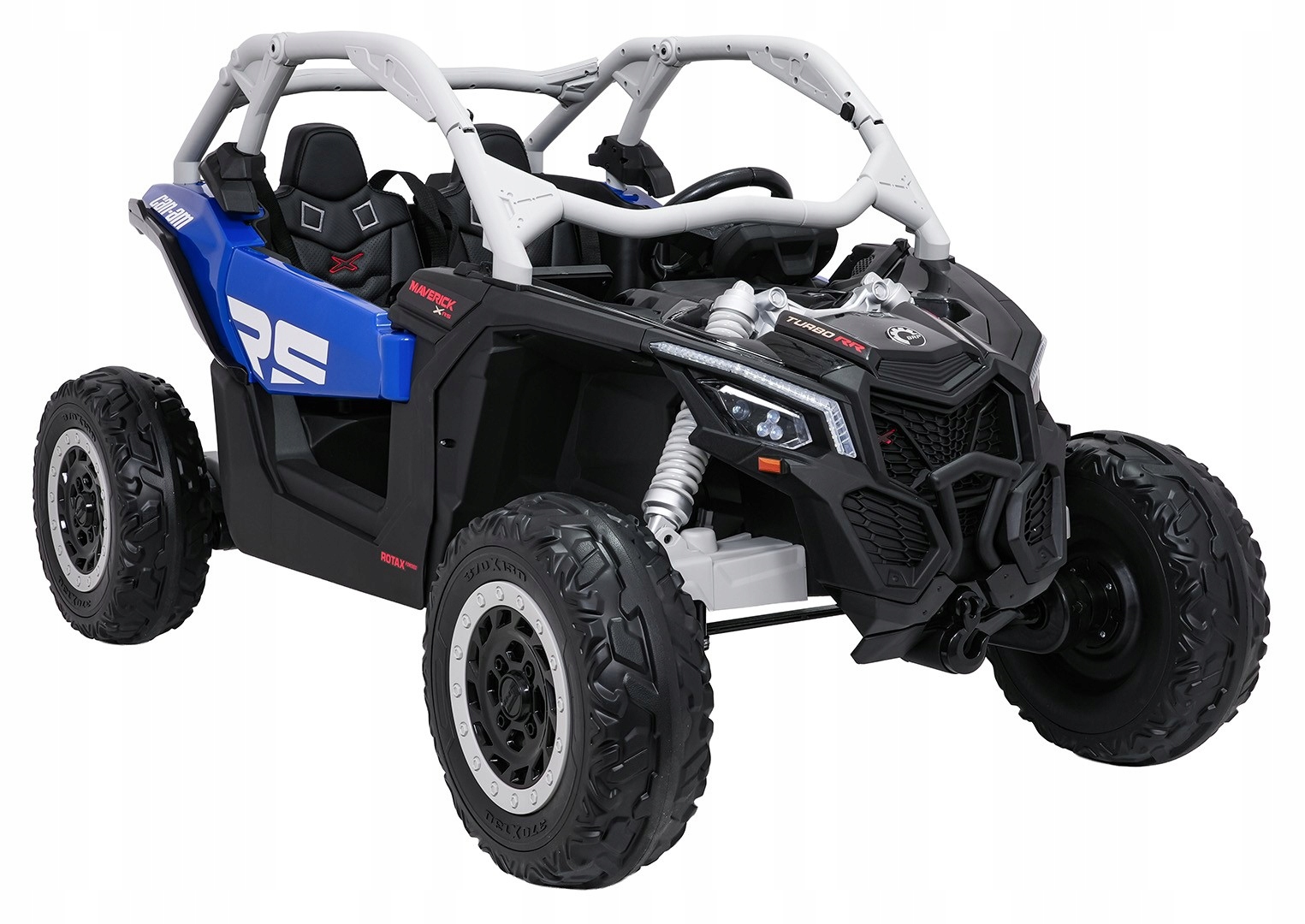 Buggy na akumulator Maverick 4x4 Can-am Rr Turbo Rr Nieb-Szar z bagażnikiem