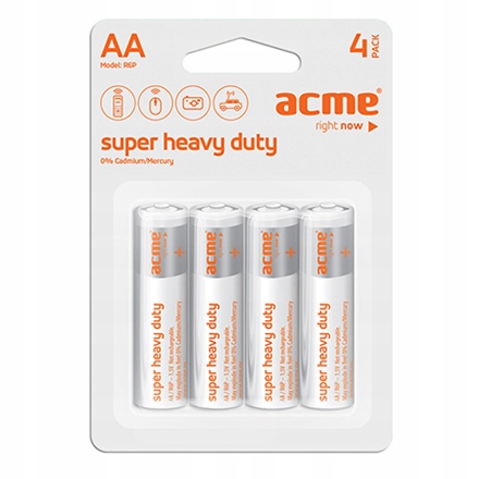 

Acme Europe Baterie Aa Super Heavy Duty R6P/4szt.