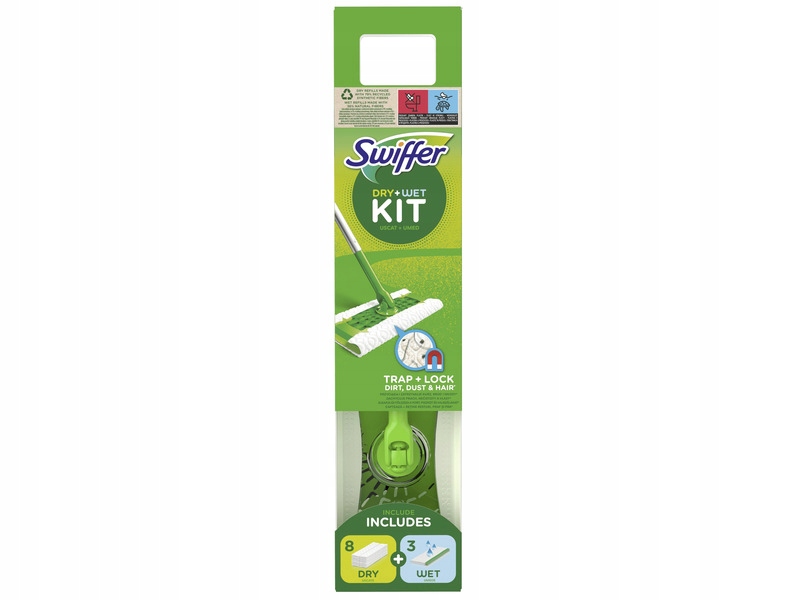 

Zestaw startowy mop ściereczki Swiffer Traps