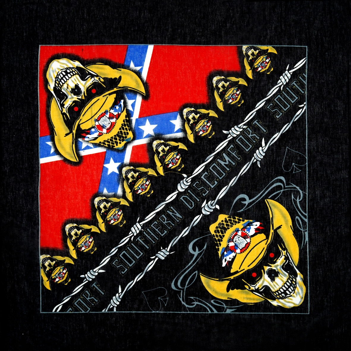 

Bandana bandama czaszka western na motor bandamka