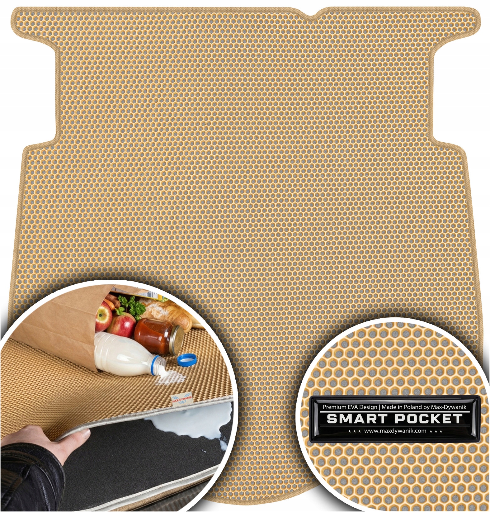 Ford Mondeo MK5 Sedan 2007-2014 Eva vložka do batožinového priestoru Smart Pocket Béžová