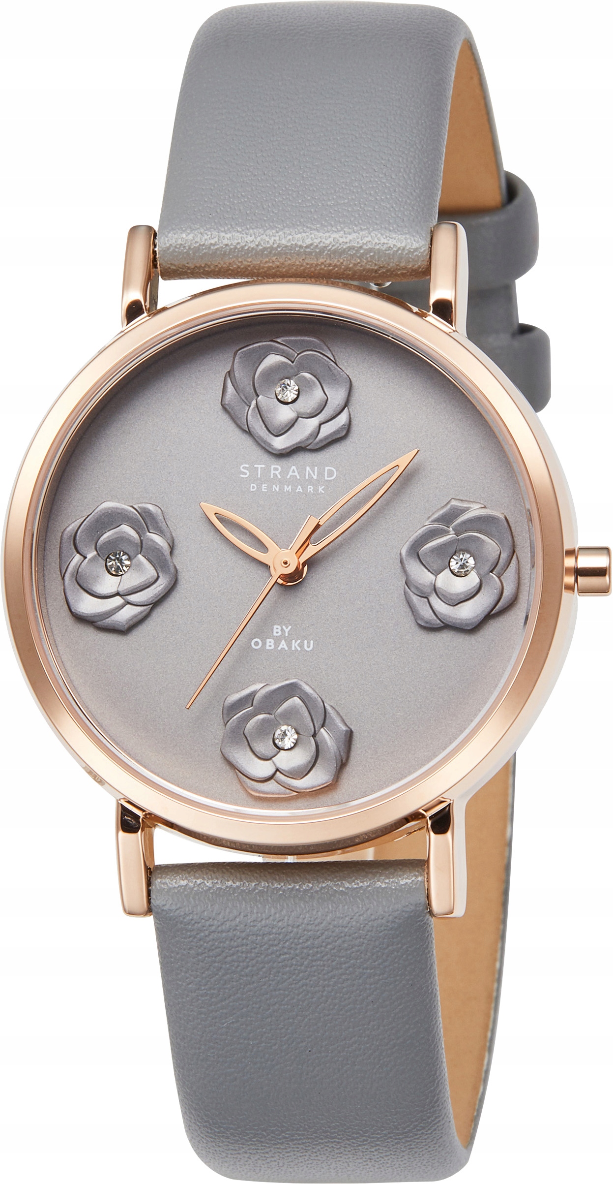 Nové Originální dámské hodinky Strand by Obaku S733LXVJVJ růžové zlato