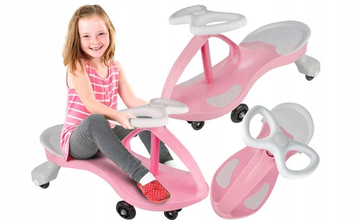 Jeździk Grawitacyjny Balansowy Dla Dzieci Różowy