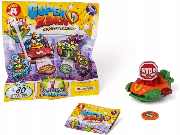 

Zings Things Pojazd Blaster Jet Figurka S4
