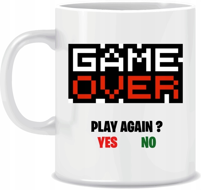 

Kubek Gracza Game Over 330 ml kartonik