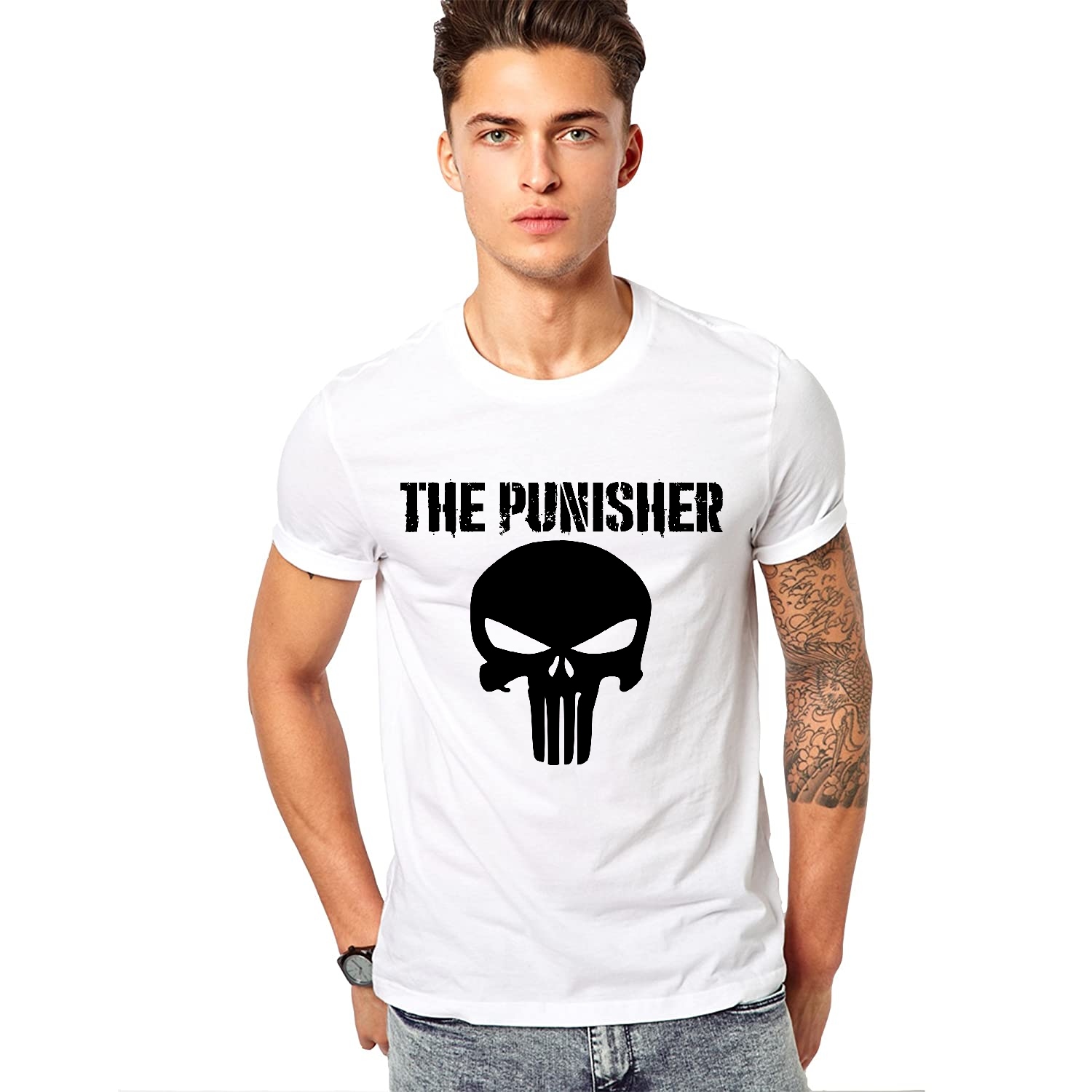 

Koszulka Męska Punisher Czacha Marvel Super Hero