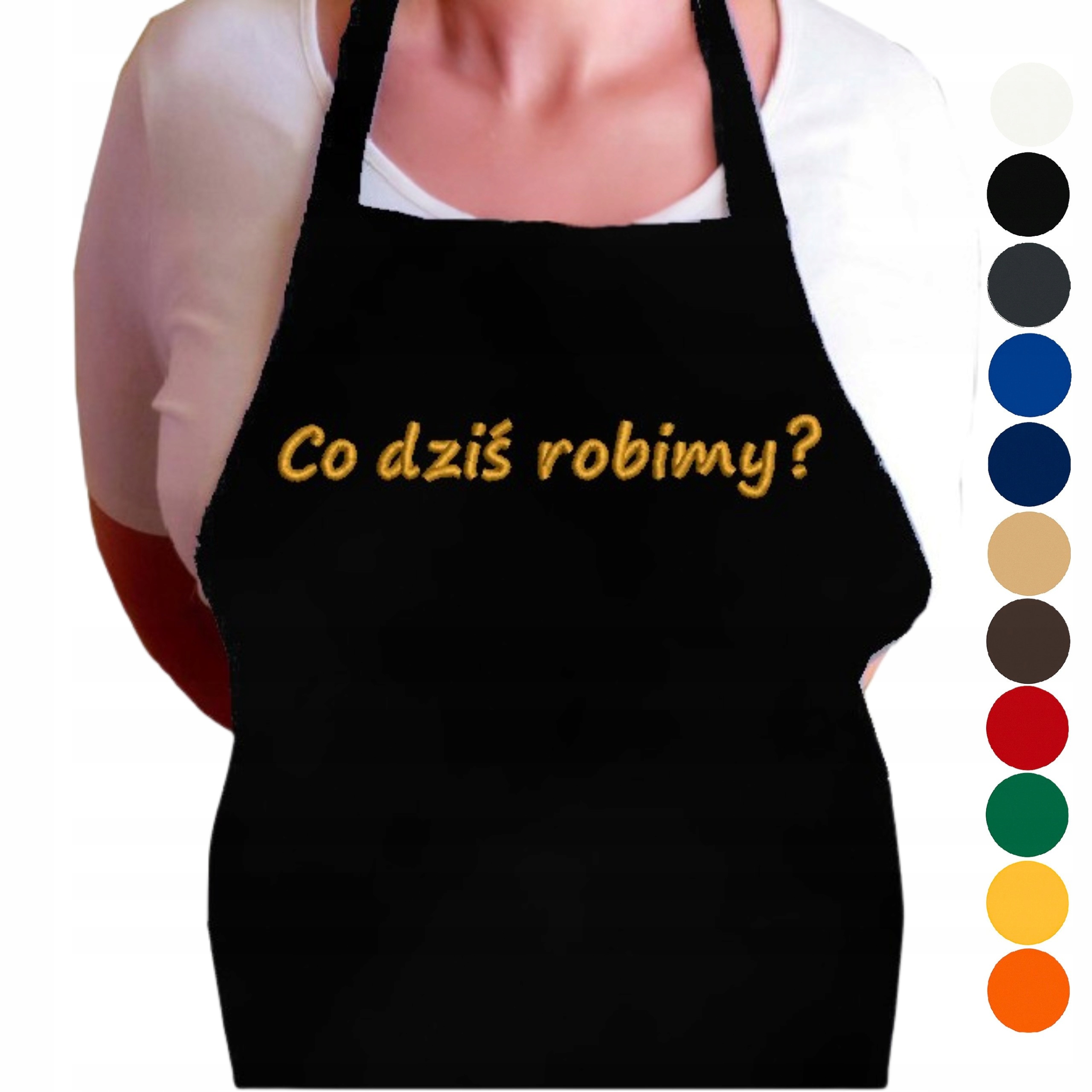 Zástěra pro Nehtovou Stylistku, kosmetičku s Vlastní Výšivkou, salon krásy