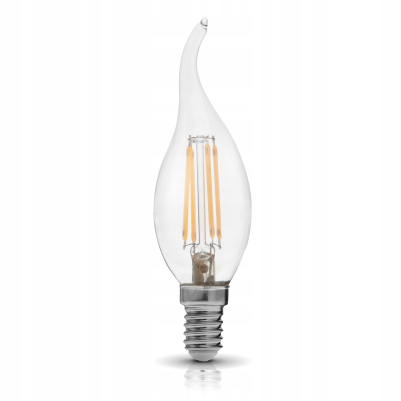 

Żarówka Led Świeczka 4W E14 Ciepła Edison Filament