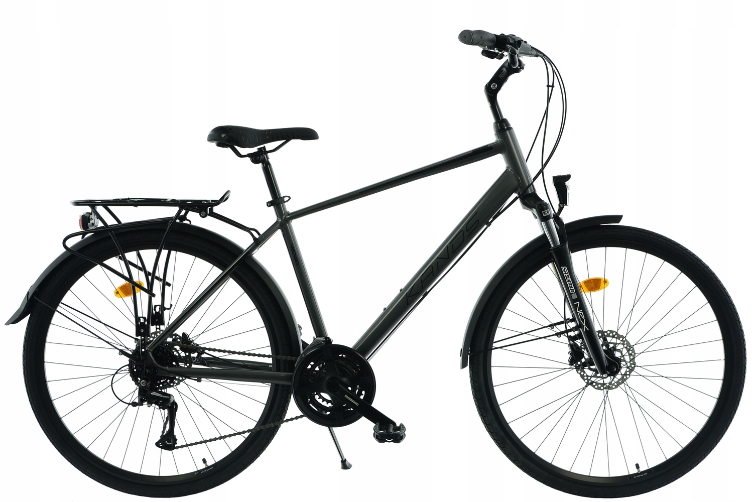 Rower Trekkingowy 28 Kands Verso V1 grafitowy połysk R21 wzrost 184-200 cm