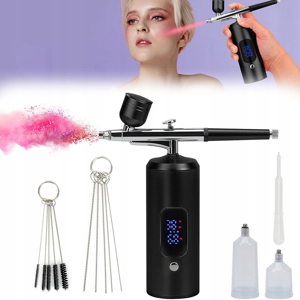 Bezdrátová Sada Airbrushů S Kompresorem Vzduchu Pro Malování Na Obličej