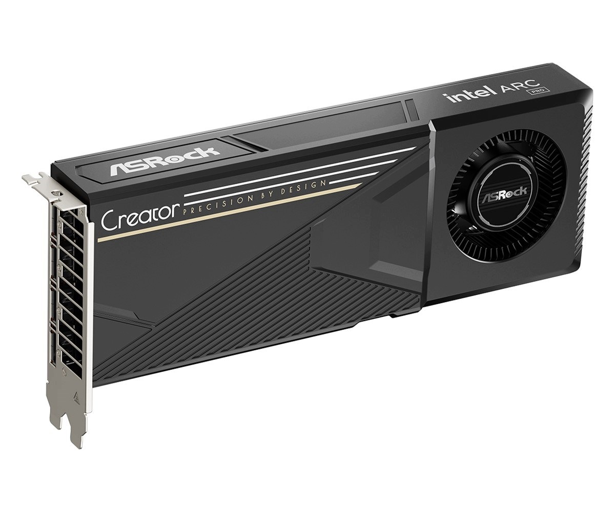 ASROCK Intel Arc Pro B65 Creator 32GB GDDR6 256-bit 4x DP — 8