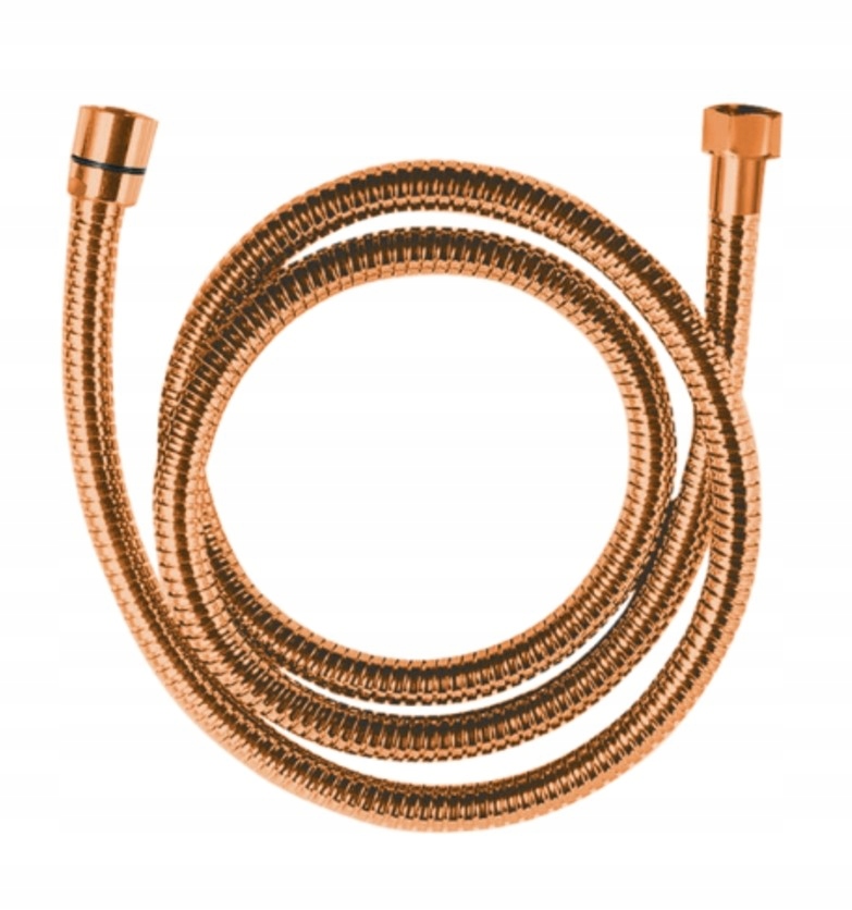 

Wąż Prysznicowy Różowe Złoto Rozciagliwy 150-180CM