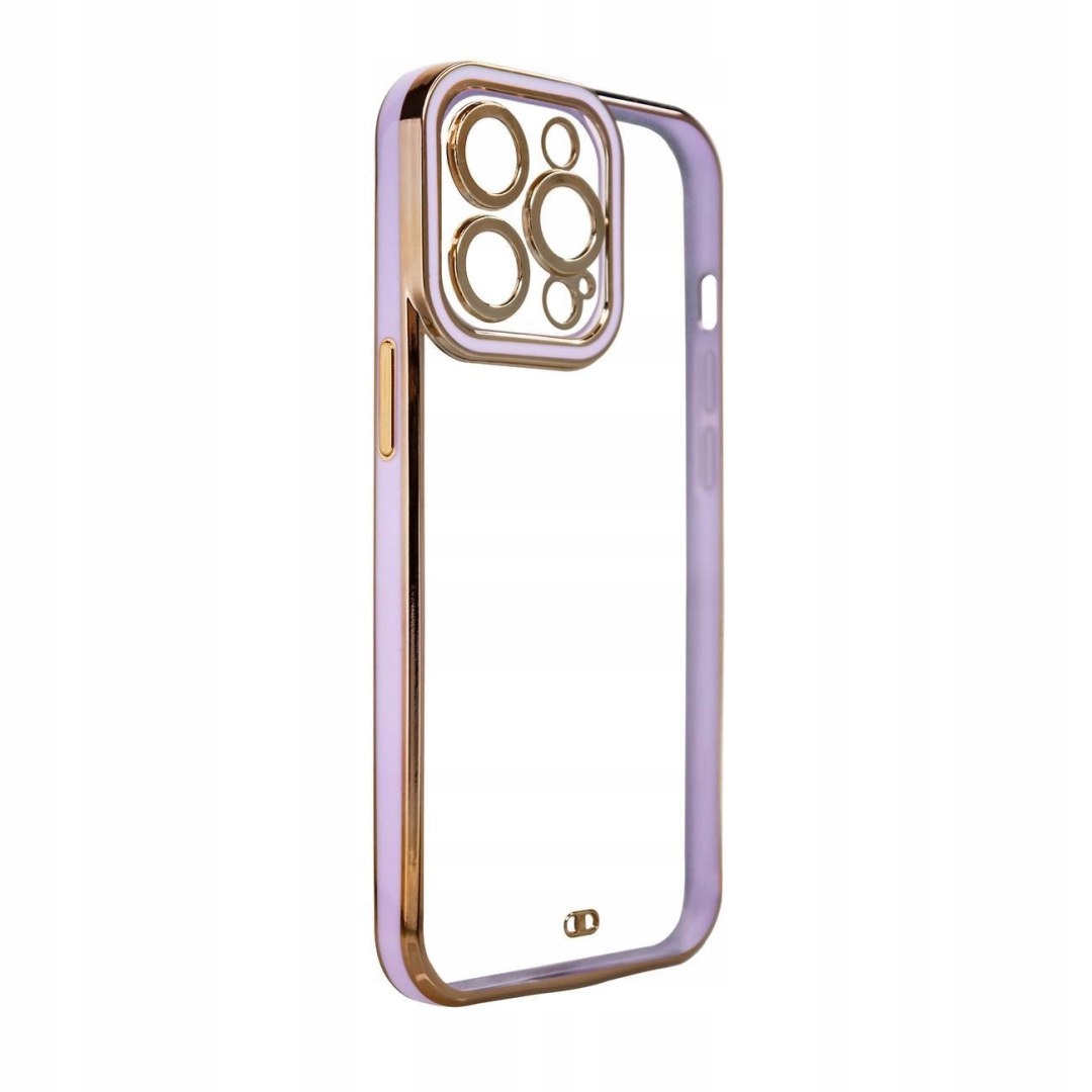 Fashion Case etui do do Samsung Galaxy A12 5G żelowy pokrowiec ze złotą ra