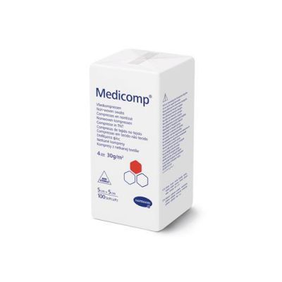 

Medicomp Kompresy Niejałowe 5cmx5cm 100 sztuk