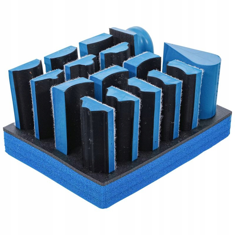 Sada brusných destiček na suchý zip 16 ks Bgs 74365